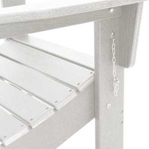 Zahradní křeslo 2 pcs Bílá 80,5 x 74,5 x 92 cm Polyethylen - obrázek 10
