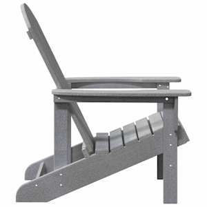 Zahradní křeslo 2 pcs Světle šedá 82 x 74 x 92 cm Polyethylen - obrázek 6