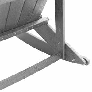 Adirondack Houpací Křesla 2 pcs Světle šedá HDPE - obrázek 9