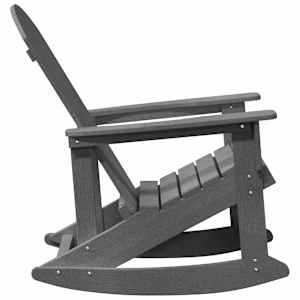 Adirondack Houpací Křesla 2 pcs Světle šedá HDPE - obrázek 6