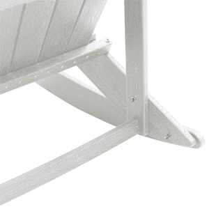 Zahradní lounge set 3 pcs Bílá HDPE - obrázek 8