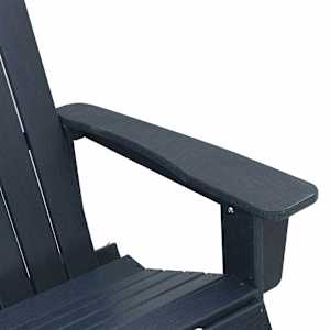 Zahradní lounge set 3 pcs Námořnická modrá HDPE - obrázek 7