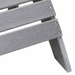 Zahradní křeslo 3 pcs Světle šedá Polyethylen - obrázek 7