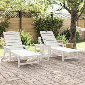 Slunečník 2 pcs Bílá 195,5 x 53 x 98,5 cm Polyethylen - obrázek 3
