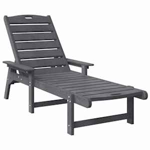 vidaXL Lamamistool 2 tk Polyethylene Helehall