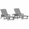 vidaXL Lamamistool 3 tk Polyethylene Helehall