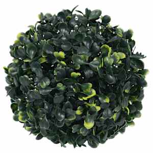 Umělé buxus koule s LED světly 4 ks zelené 12 cm - obrázek 2