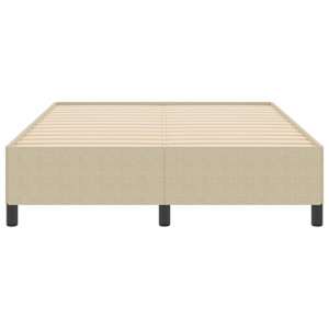 Postel s boxspringem Šedozelená 140 x 200 cm Žebrovaná látka - obrázek 4
