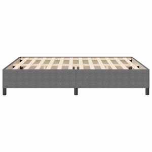 Postel s boxspringem Světle šedá 180 x 200 cm Žebrovaná látka - obrázek 6