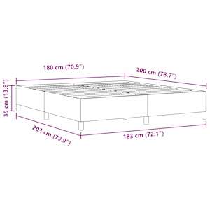 Postel s boxspringem Tmavě šedá 180 x 200 cm Žebrovaná látka - obrázek 9