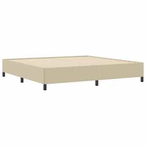 Postel s boxspringem Šedozelená 200 x 200 cm Žebrovaná látka - obrázek 3