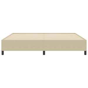 Postel s boxspringem Šedozelená 200 x 200 cm Žebrovaná látka - obrázek 4