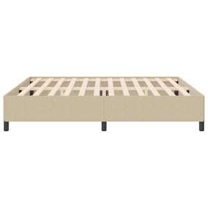 Postel s boxspringem Šedozelená 200 x 200 cm Žebrovaná látka - obrázek 5