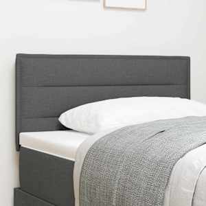 Čelo postele Tmavě šedá 90 cm textil - obrázek 1