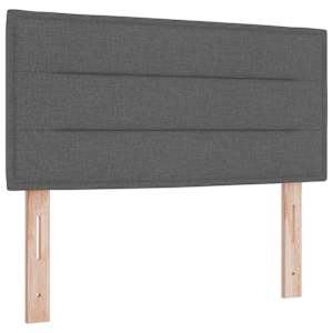 Čelo postele Tmavě šedá 90 cm textil - obrázek 2