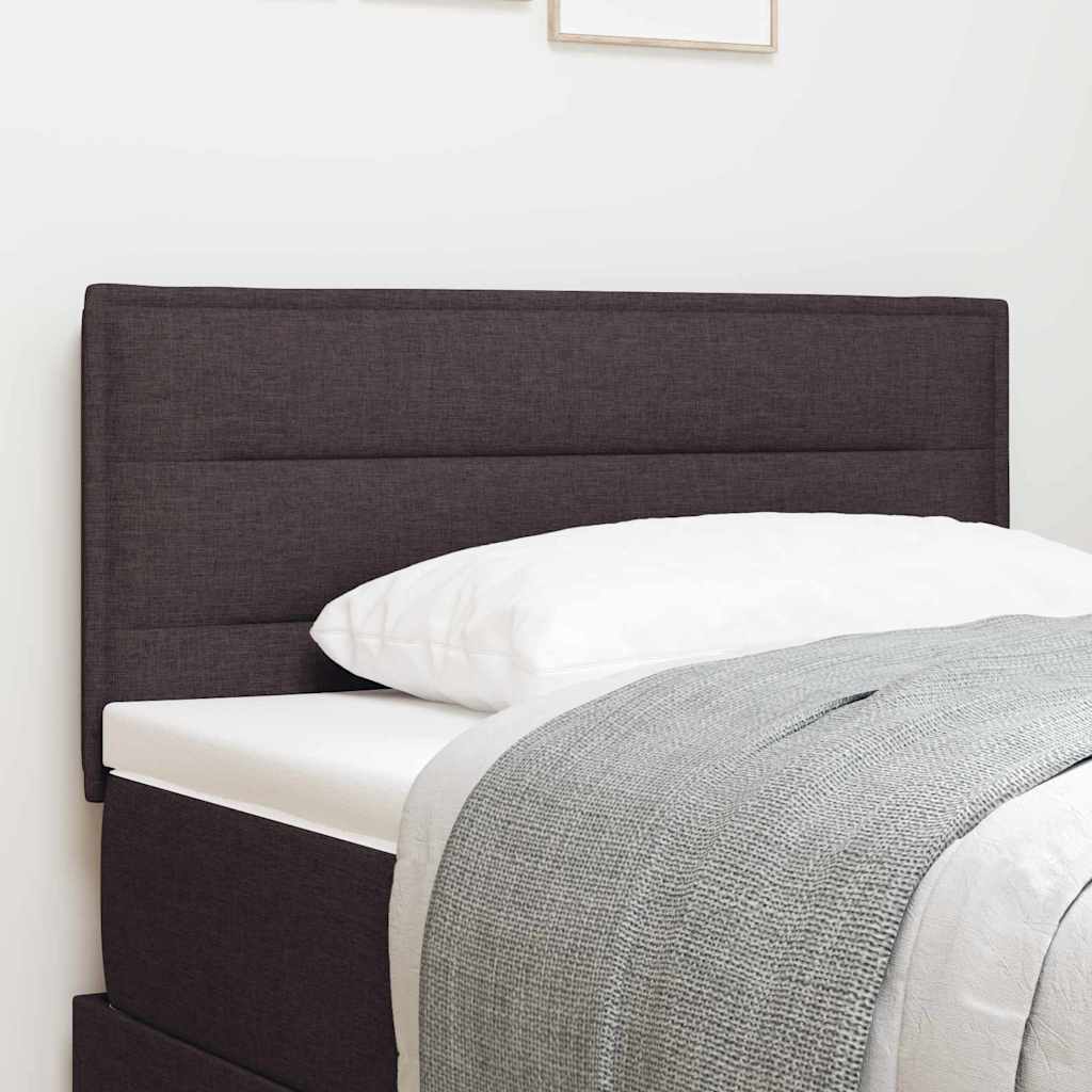 Hovedgærde Linje Design Mørkebrun 90 cm Stof