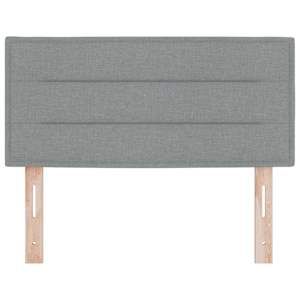 Čelo postele Světle šedá 100 cm textil - obrázek 4