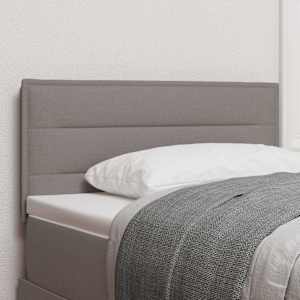 Čelo postele Taupe 100 cm textil - obrázek 1