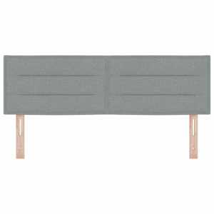 Čelo postele Světle šedá 144 cm textil - obrázek 4