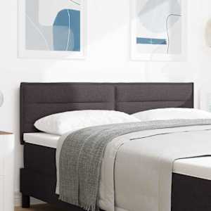 Vzglavje z vzglavjem Temno rjava 144 cm Umjetno usnje