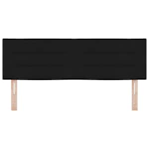 Čelo postele Černý 160 cm textil - obrázek 4