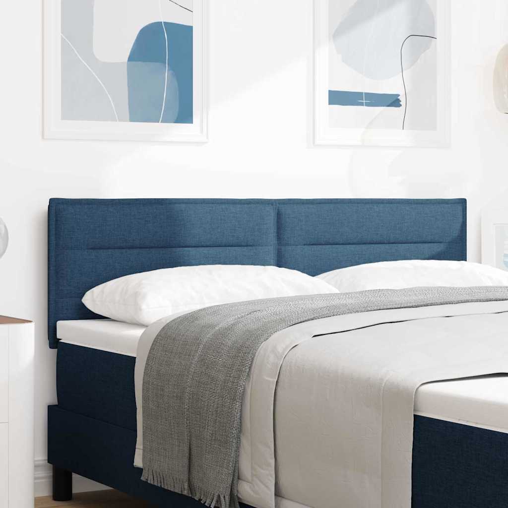 Hovedgavl Linjer Design Blå 160 cm Stof