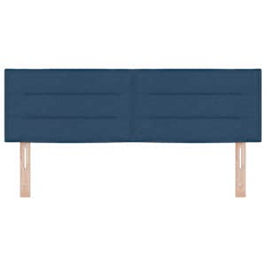 Čelo postele Modrá 160 cm textil - obrázek 4