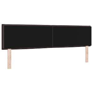Čelo postele Tmavě hnědá 180 cm textil - obrázek 7