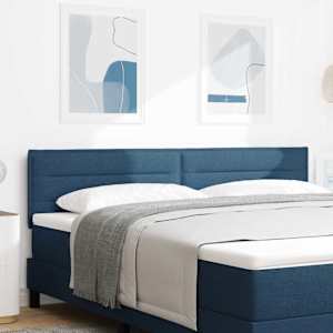 Čelo postele Modrá 180 cm textil - obrázek 1