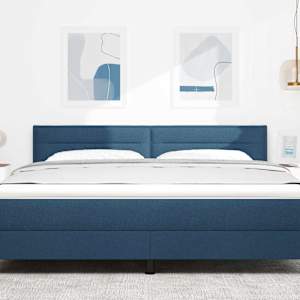 Čelo postele Modrá 180 cm textil - obrázek 3