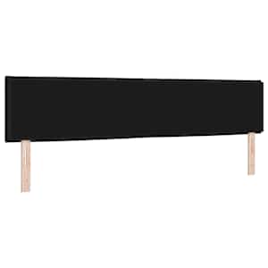 Čelo postele Černý 200 cm textil - obrázek 6