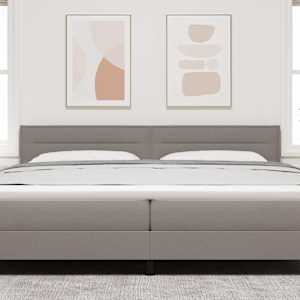 Čelo postele Taupe 200 cm textil - obrázek 3