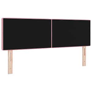 Čelo postele Růžová 144 cm samet - obrázek 6