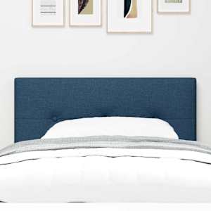 Výškově nastavitelné čelo postele s čelo Modrá 80 cm textil - obrázek 3