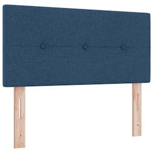 Výškově nastavitelné čelo postele s čelo Modrá 80 cm textil - obrázek 2