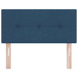 Výškově nastavitelné čelo postele s čelo Modrá 80 cm textil - obrázek 4
