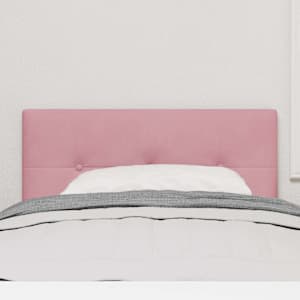 Čelo postele Růžová 80 cm samet - obrázek 3