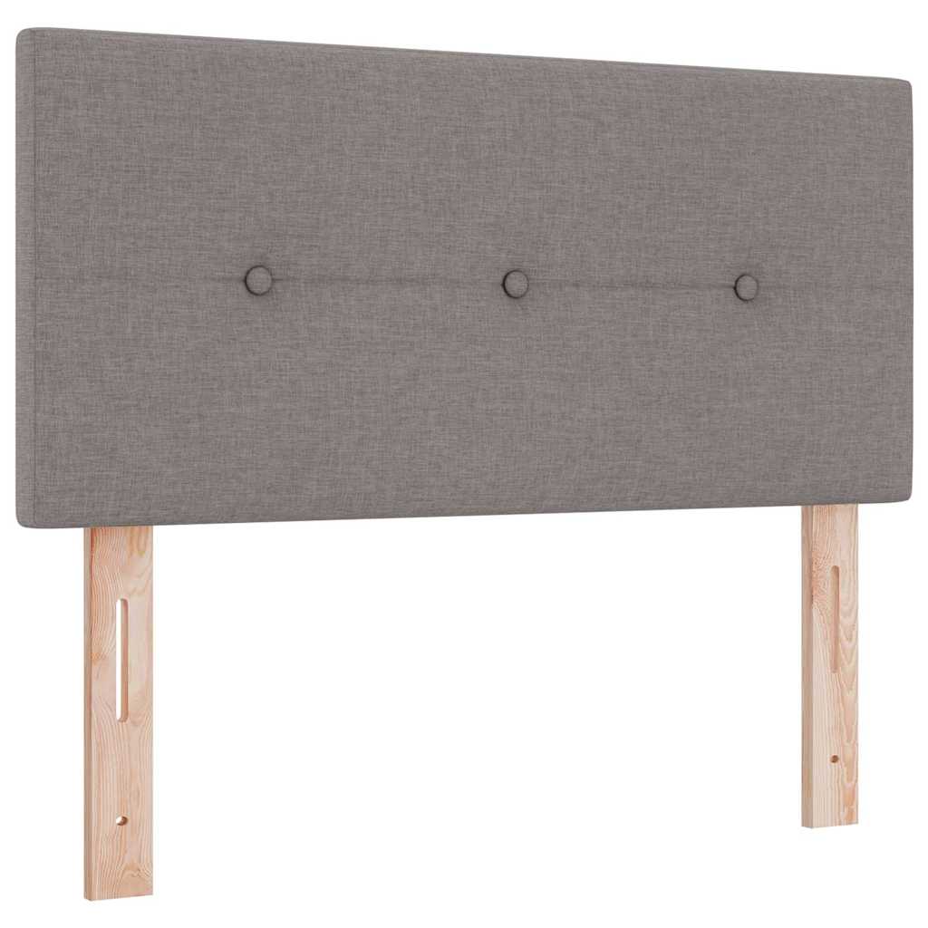 Sängynpääty Napitus Taupe 90 cm Kangas