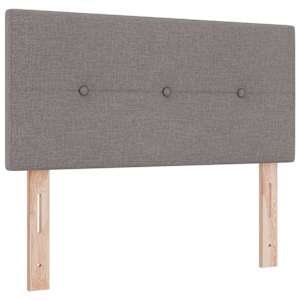 Výškově nastavitelné čelo postele s čelo Taupe 100 cm textil - obrázek 2