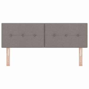 Výškově nastavitelné čelo postele s čelo Taupe 144 cm textil - obrázek 4