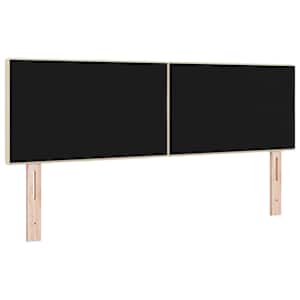 Výškově nastavitelné čelo postele s čelo Krémová 144 cm textil - obrázek 4