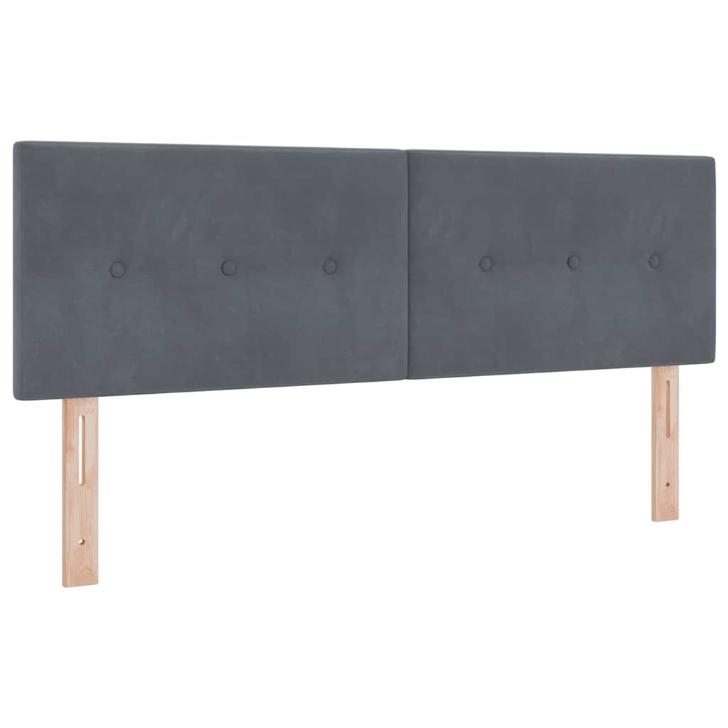 Pääty Napitettu Tummanharmaa 140 cm Sametti