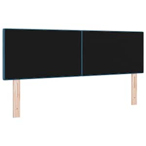 Čelo postele Tmavě modrá 144 cm samet - obrázek 4