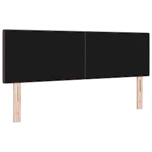 Výškově nastavitelné čelo postele Tmavě hnědá 160 cm textil - obrázek 4