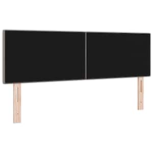 Výškově nastavitelné čelo postele s čelo Taupe 160 cm textil - obrázek 4