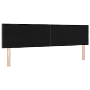 Výškově nastavitelné čelo postele Tmavě šedá 180 cm textil - obrázek 3
