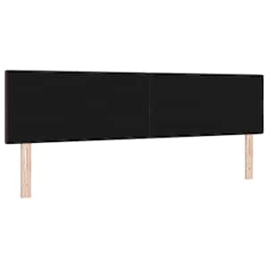 Výškově nastavitelné čelo postele Tmavě hnědá 180 cm textil - obrázek 6