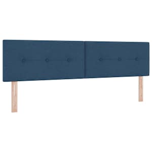 Výškově nastavitelné čelo postele s čelo Modrá 180 cm textil - obrázek 2