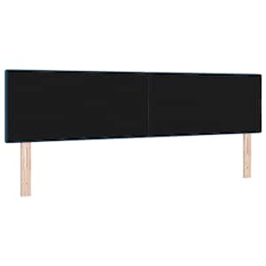 Výškově nastavitelné čelo postele s čelo Modrá 180 cm textil - obrázek 5