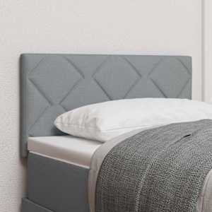 Čelo postele Světle šedá 80 cm textil - obrázek 1